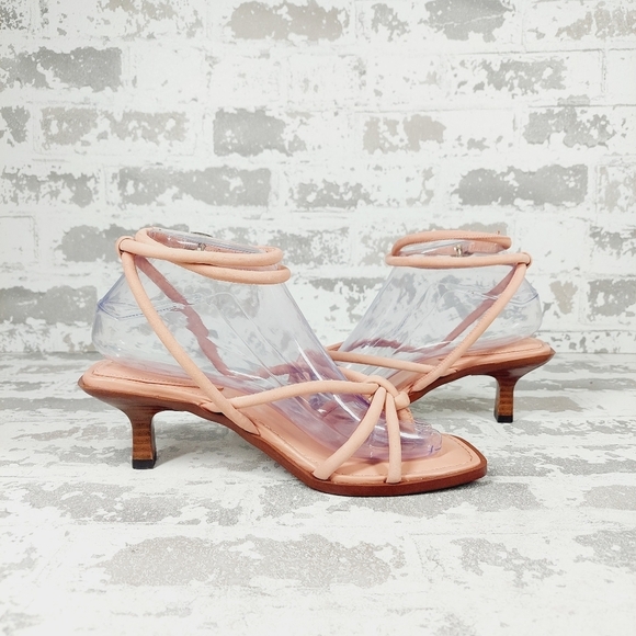 New Sam Edelman Womens Dia Leather Ankle Strap Heels i829 - Picture 3 of 12